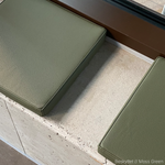 Indlæs billede til gallerivisning Hynde efter mål, køb hynde, hynde til bænk, skræddersyet hynde, læderhynde på mål.