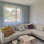 Indlæs billede til gallerivisning Gardiner på specialmål, gardiner efter mål, skræddersyede gardiner, køb gardiner, lette gardiner