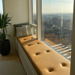 Indlæs billede til gallerivisning Læderhynder på mål, læderhynder specialmål, hynder efter mål, køb hynde efter mål, hynde på mål