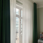 Indlæs billede til gallerivisning Gardiner på specialmål. Gardiner efter mål. Gardiner i høj kvalitet efter mål. Køb gardiner efter mål. Satingardiner.