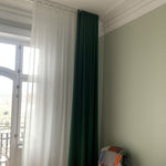 Indlæs billede til gallerivisning Gardiner på specialmål. Gardiner efter mål. Gardiner i høj kvalitet efter mål. Køb gardiner efter mål. Satingardiner.