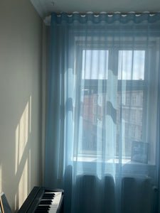 Transparente gardiner til lejlighed på Nørrebro